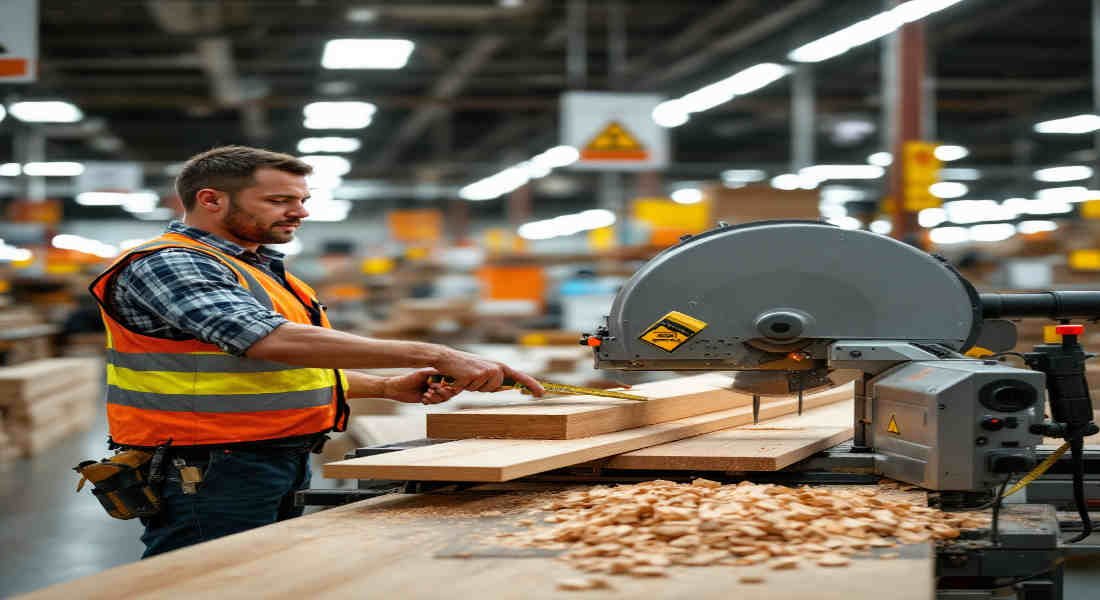 does lowes or home depot cut wood for you